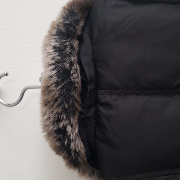 London Fog Black Puffer Long Coat - Picture 7 of 10